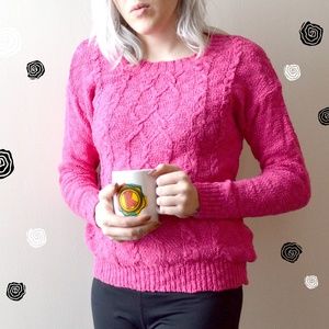 Pink Knit Sweater